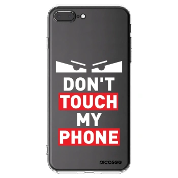 Picasee Apple iPhone 8 Plus Hülle - Transparentes Silikon - Shadow Eye - Transparent