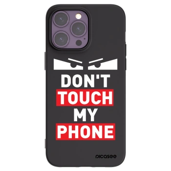 Picasee Apple iPhone 14 Pro Max Hülle - Schwarzes Silikon - Shadow Eye - Transparent