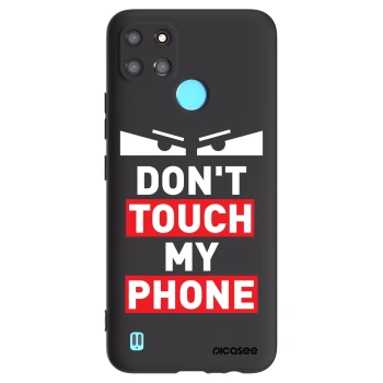 Picasee Realme C21Y Hülle - Schwarzes Silikon - Shadow Eye - Transparent