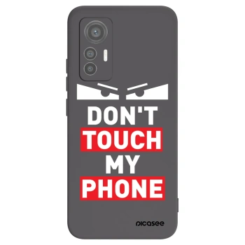 Picasee Xiaomi 12 Lite Hülle - Schwarzes Silikon - Shadow Eye - Transparent