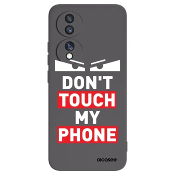 Picasee Honor 70 Hülle - Schwarzes Silikon - Shadow Eye - Transparent