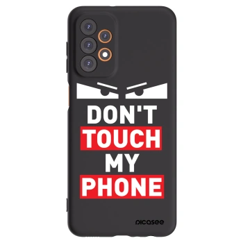 Picasee Samsung Galaxy A23 A236B 5G Hülle - Schwarzes Silikon - Shadow Eye - Transparent