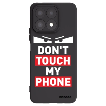 Picasee Honor X8a Hülle - Schwarzes Silikon - Shadow Eye - Transparent