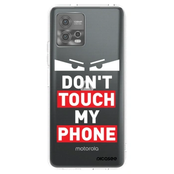 Picasee Motorola Moto G72 Hülle - Transparentes Silikon - Shadow Eye - Transparent