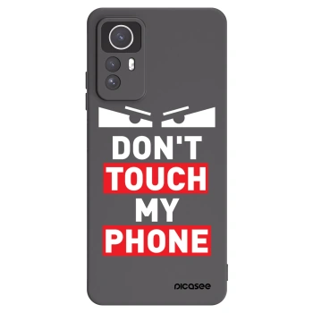 Picasee Xiaomi Redmi Note 12S Hülle - Schwarzes Silikon - Shadow Eye - Transparent