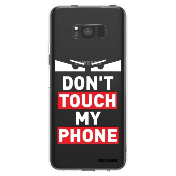 Picasee Samsung Galaxy S8 G950F Hülle - Transparentes Silikon - Shadow Eye - Transparent
