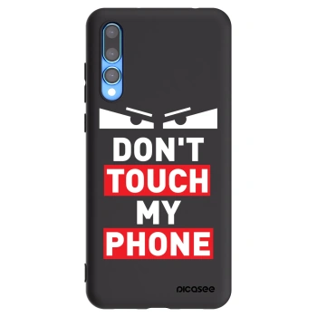 Picasee Huawei P20 Pro Hülle - Schwarzes Silikon - Shadow Eye - Transparent