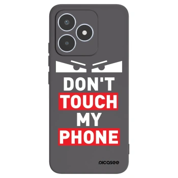 Picasee Realme C53 Hülle - Schwarzes Silikon - Shadow Eye - Transparent