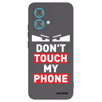 Picasee Motorola Edge 40 Neo Hülle - Schwarzes Silikon - Shadow Eye - Transparent