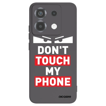 Picasee Xiaomi Poco X6 Hülle - Schwarzes Silikon - Shadow Eye - Transparent