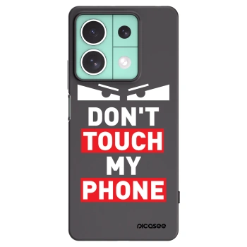Picasee Xiaomi Redmi Note 13 5G Hülle - Schwarzes Silikon - Shadow Eye - Transparent