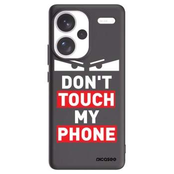 Picasee Xiaomi Redmi Note 13 Pro+ 5G Hülle - Schwarzes Silikon - Shadow Eye - Transparent