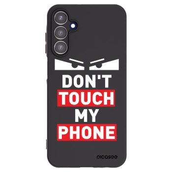 Picasee Samsung Galaxy A15 A155F 4G Hülle - Schwarzes Silikon - Shadow Eye - Transparent