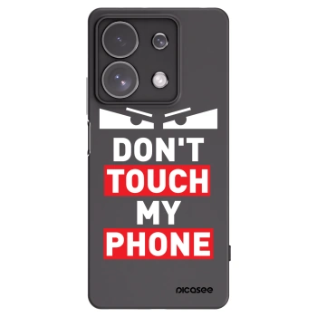 Picasee Xiaomi Redmi Note 13 Pro 4G Hülle - Schwarzes Silikon - Shadow Eye - Transparent