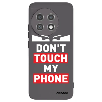 Picasee OnePlus 11 5G Hülle - Schwarzes Silikon - Shadow Eye - Transparent