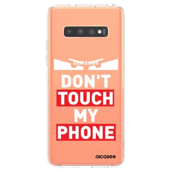 Picasee Samsung Galaxy S10 Plus G975 Hülle - Transparentes Silikon - Shadow Eye - Transparent