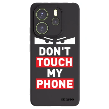 Picasee Xiaomi Redmi Note 14 4G Hülle - Schwarzes Silikon - Shadow Eye - Transparent