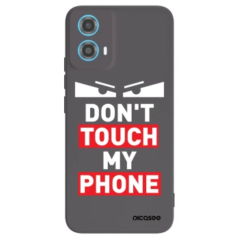 Picasee Motorola Moto G34 5G Hülle - Schwarzes Silikon - Shadow Eye - Transparent