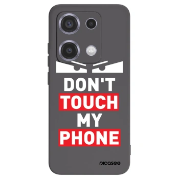 Picasee Xiaomi Redmi Note 14S Hülle - Schwarzes Silikon - Shadow Eye - Transparent