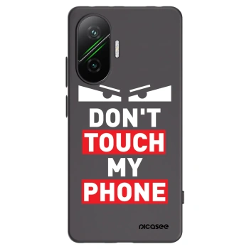 Picasee Xiaomi Poco F7 5G Hülle - Schwarzes Silikon - Shadow Eye - Transparent