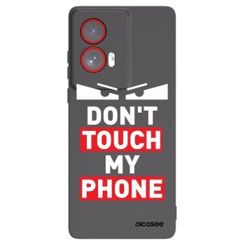 Picasee Motorola Edge 50 Fusion Hülle - Schwarzes Silikon - Shadow Eye - Transparent