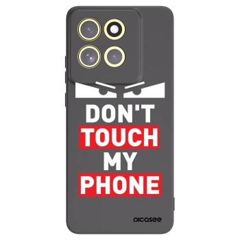 Picasee Motorola Moto G86 Power 5G Hülle - Schwarzes Silikon - Shadow Eye - Transparent