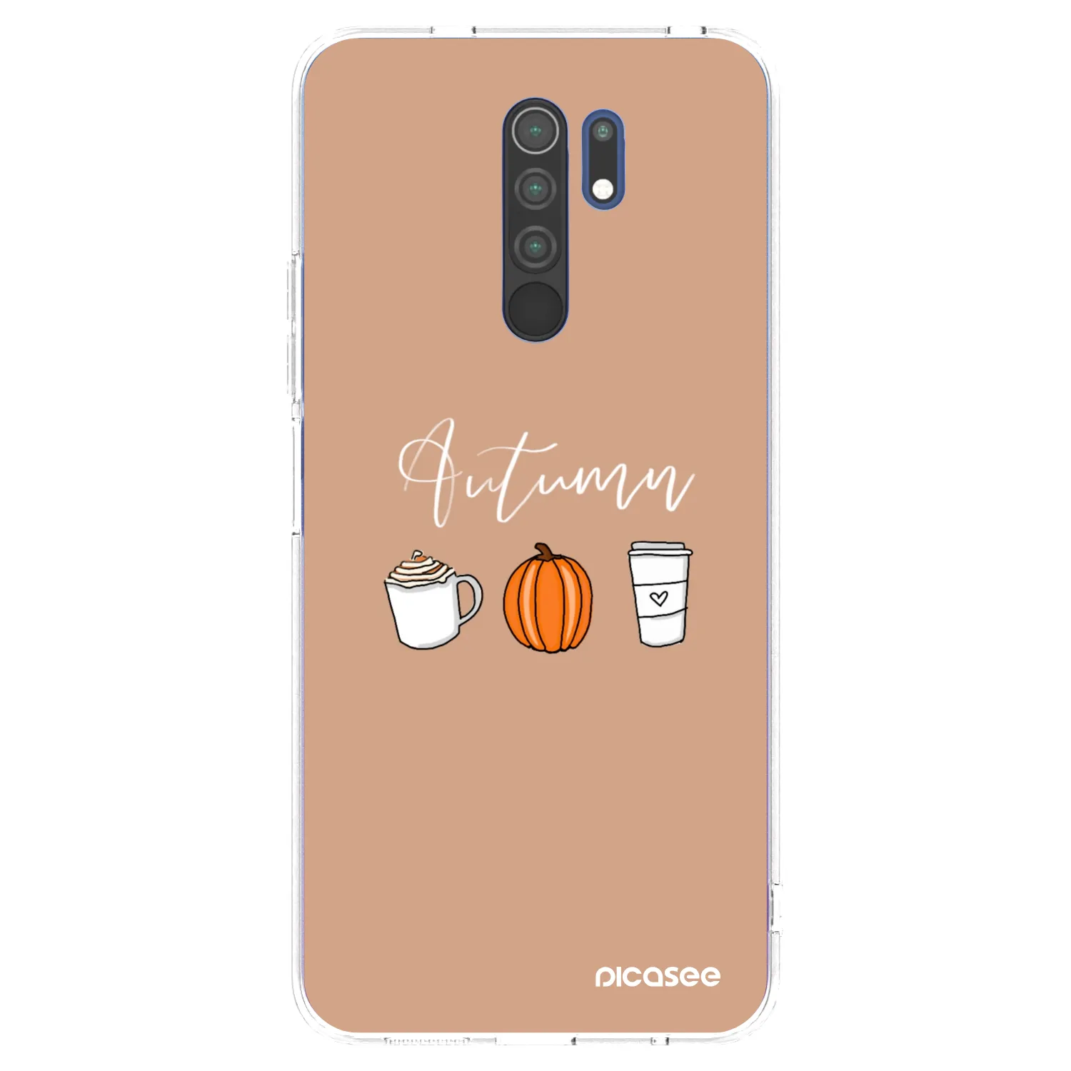 Picasee Xiaomi Redmi 9 Hülle - Transparentes Silikon - Autumn