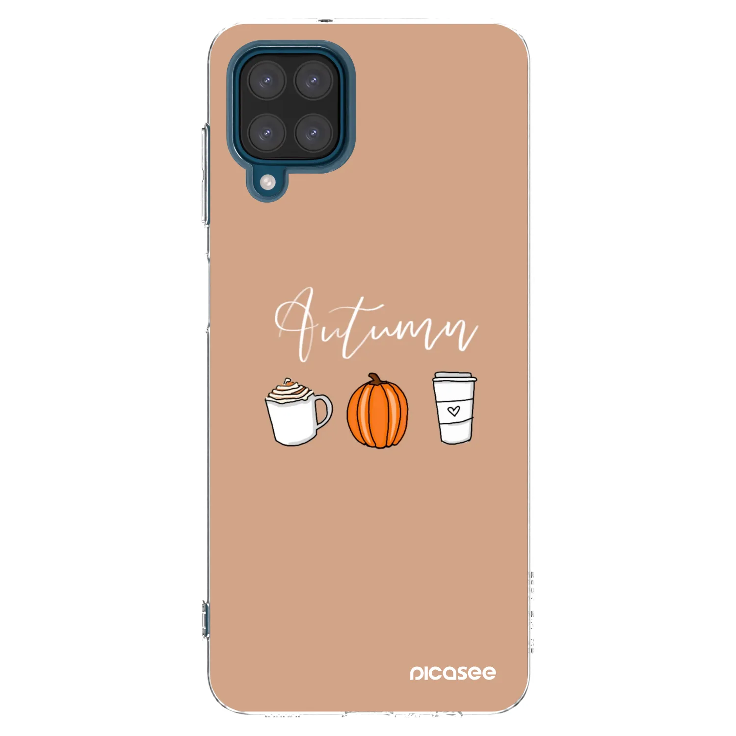 Picasee Samsung Galaxy A12 A125F Hülle - Transparentes Silikon - Autumn