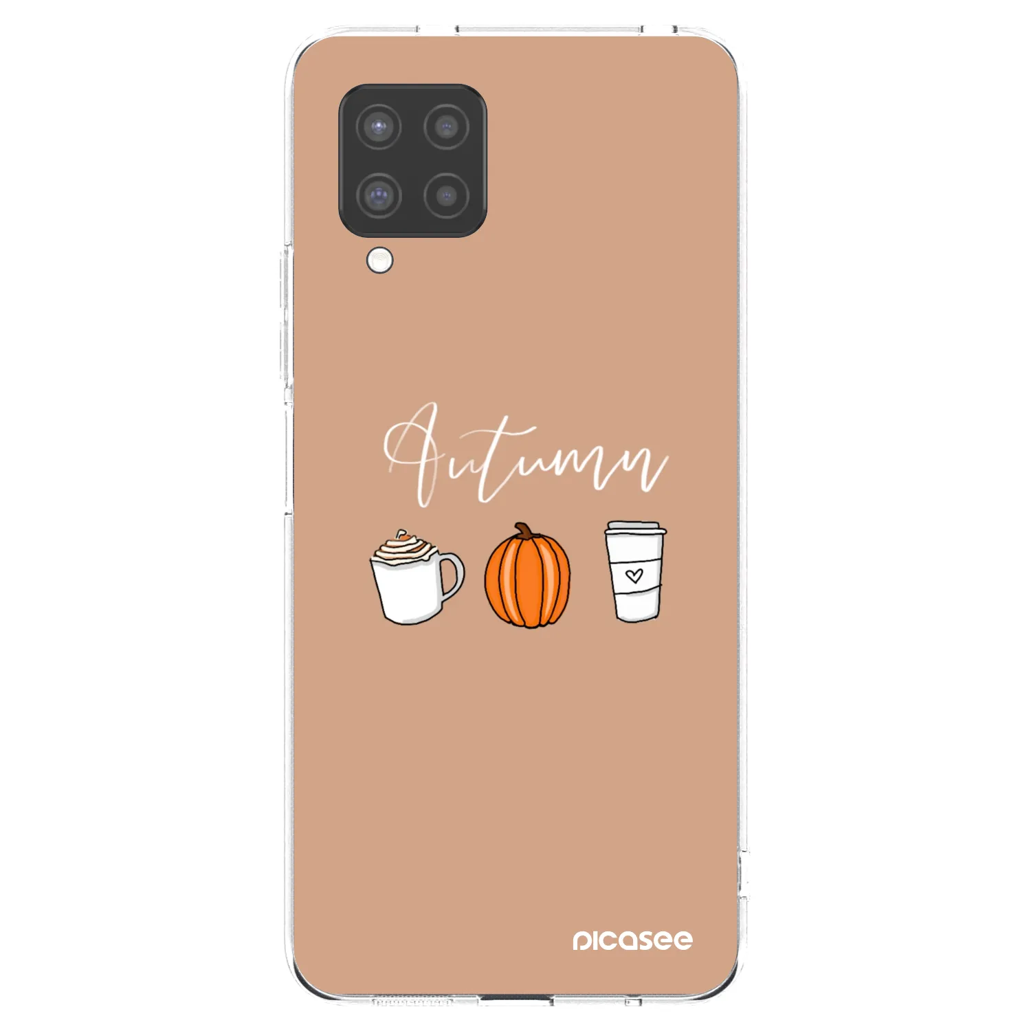 Picasee Samsung Galaxy A42 A426B Hülle - Transparentes Silikon - Autumn