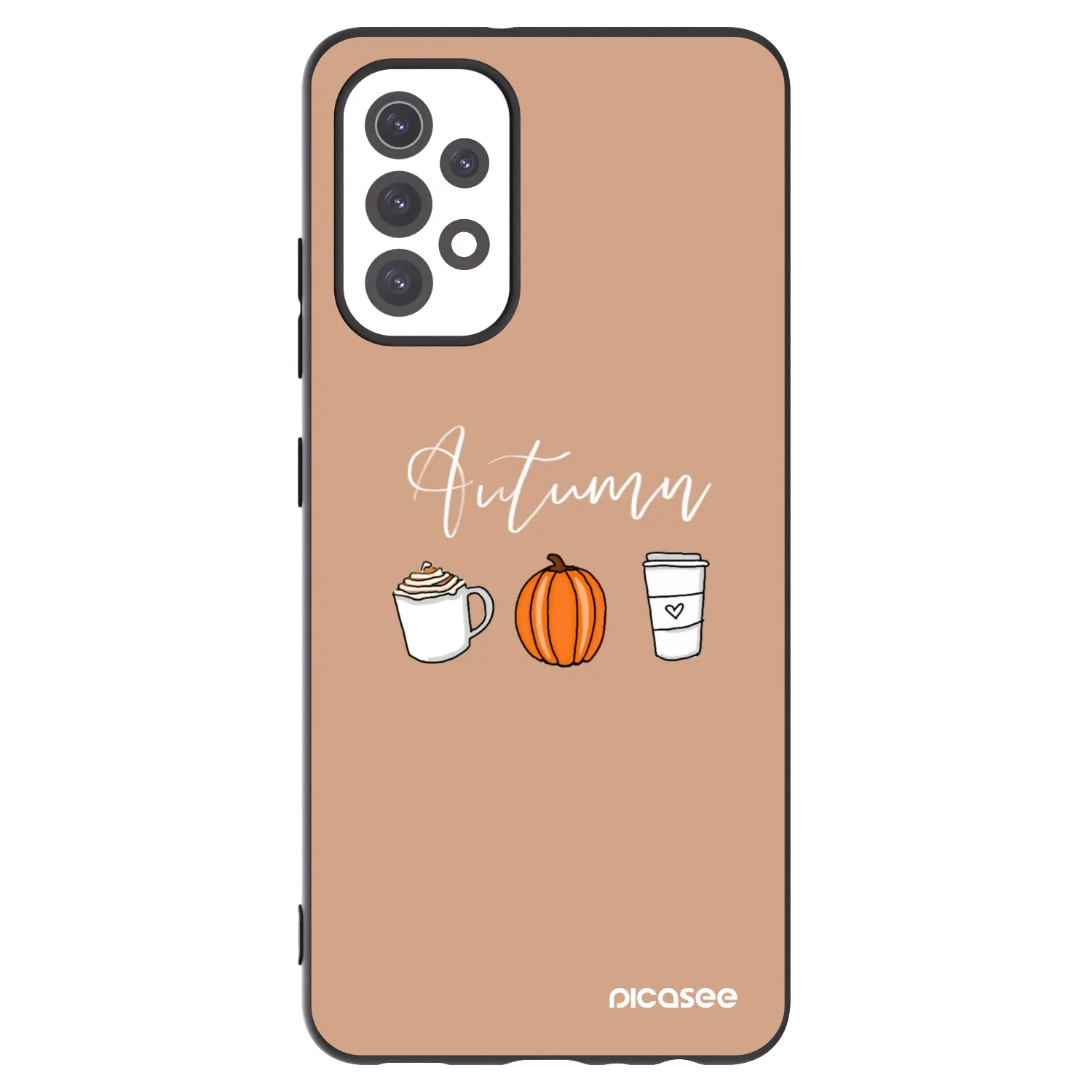 Picasee Samsung Galaxy A32 5G A326B Hülle - Schwarzes Silikon - Autumn