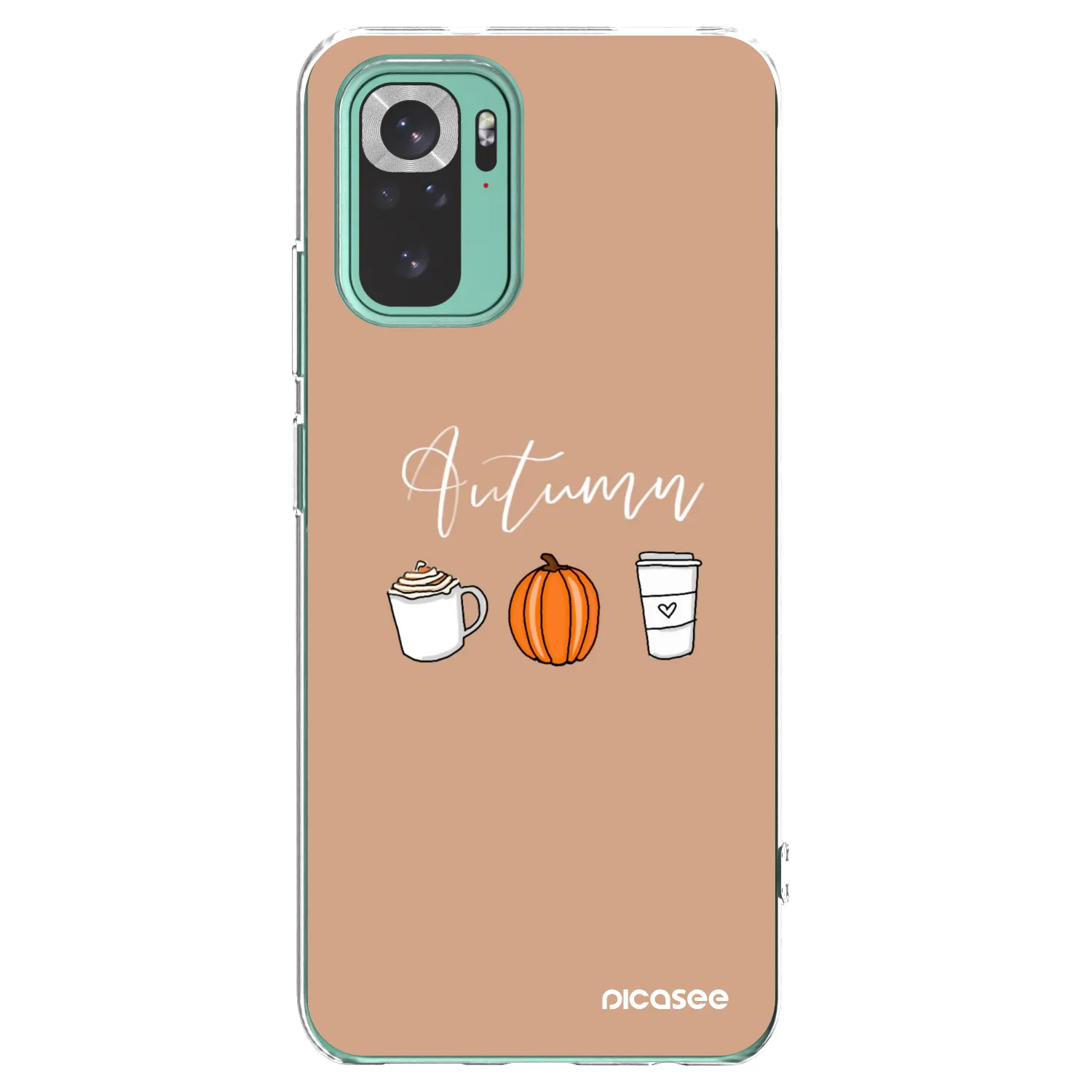 Picasee Xiaomi Redmi Note 10 Pro Hülle - Transparentes Silikon - Autumn