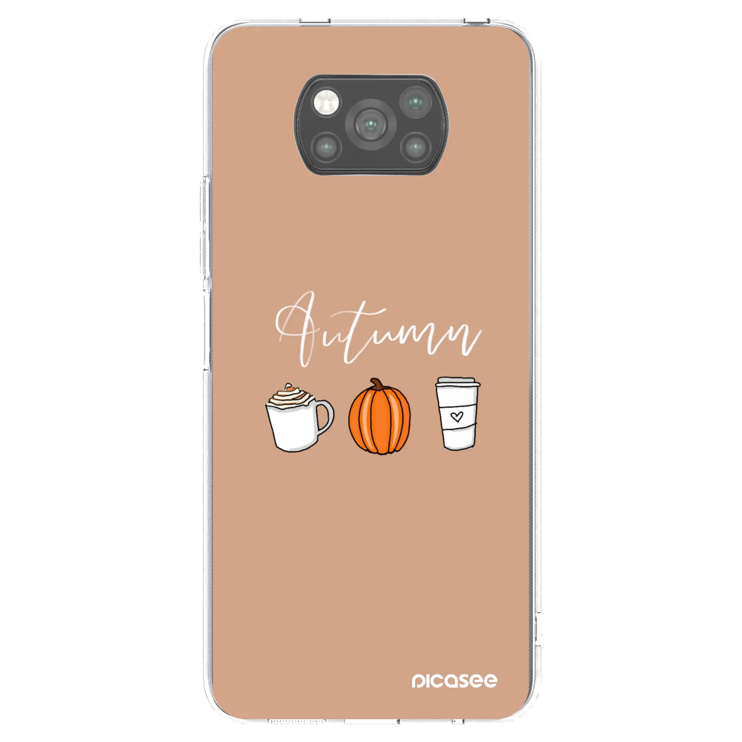 Picasee Xiaomi Poco X3 Pro Hülle - Schwarzes Silikon - Autumn