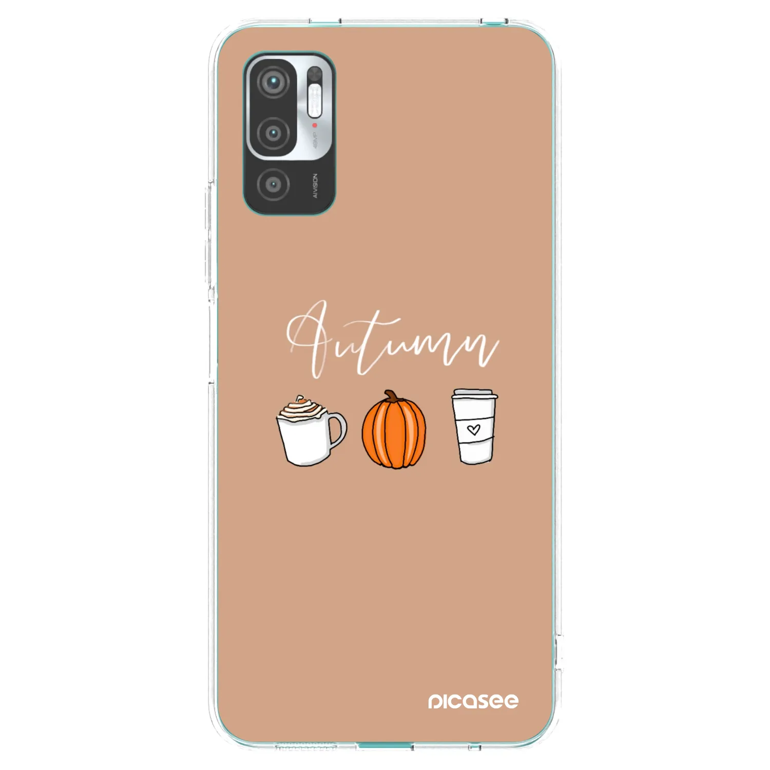 Picasee Xiaomi Redmi Note 10 5G Hülle - Transparentes Silikon - Autumn
