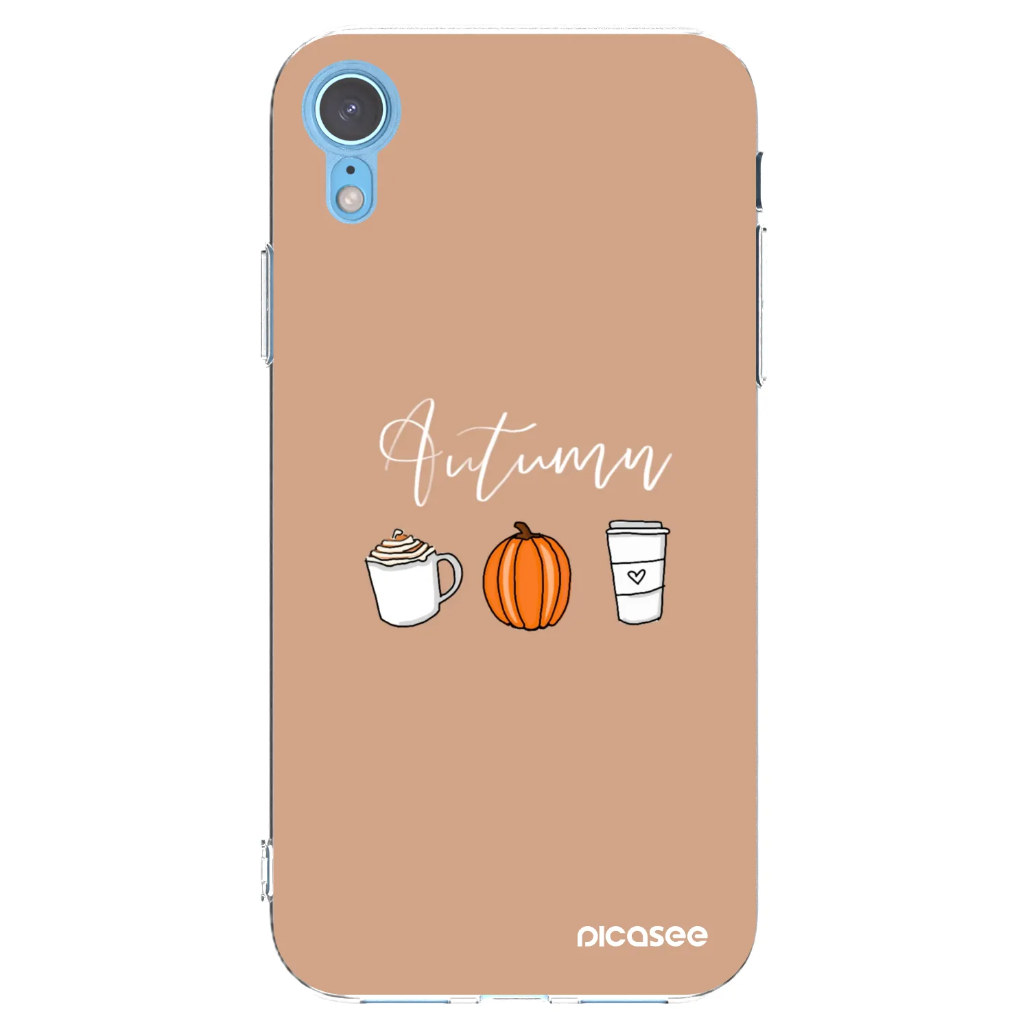 Picasee Apple iPhone XR Hülle - Transparentes Silikon - Autumn