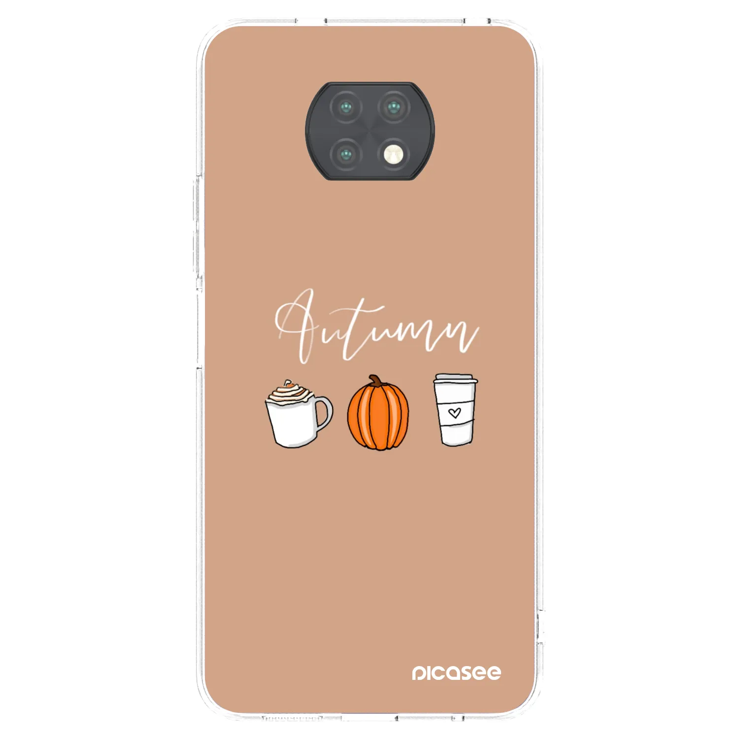 Picasee Xiaomi Redmi Note 9T Hülle - Transparentes Silikon - Autumn