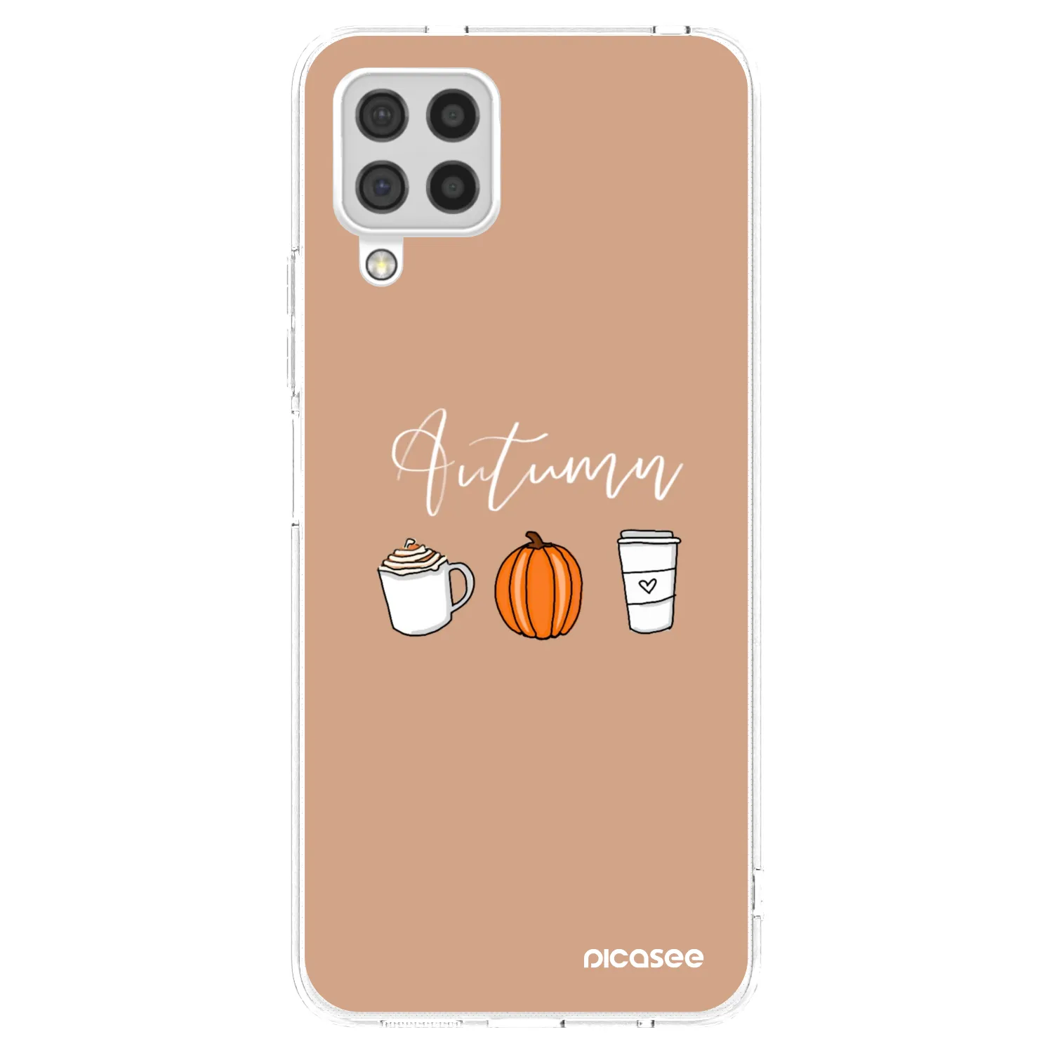 Picasee Samsung Galaxy A22 A225F 4G Hülle - Transparentes Silikon - Autumn