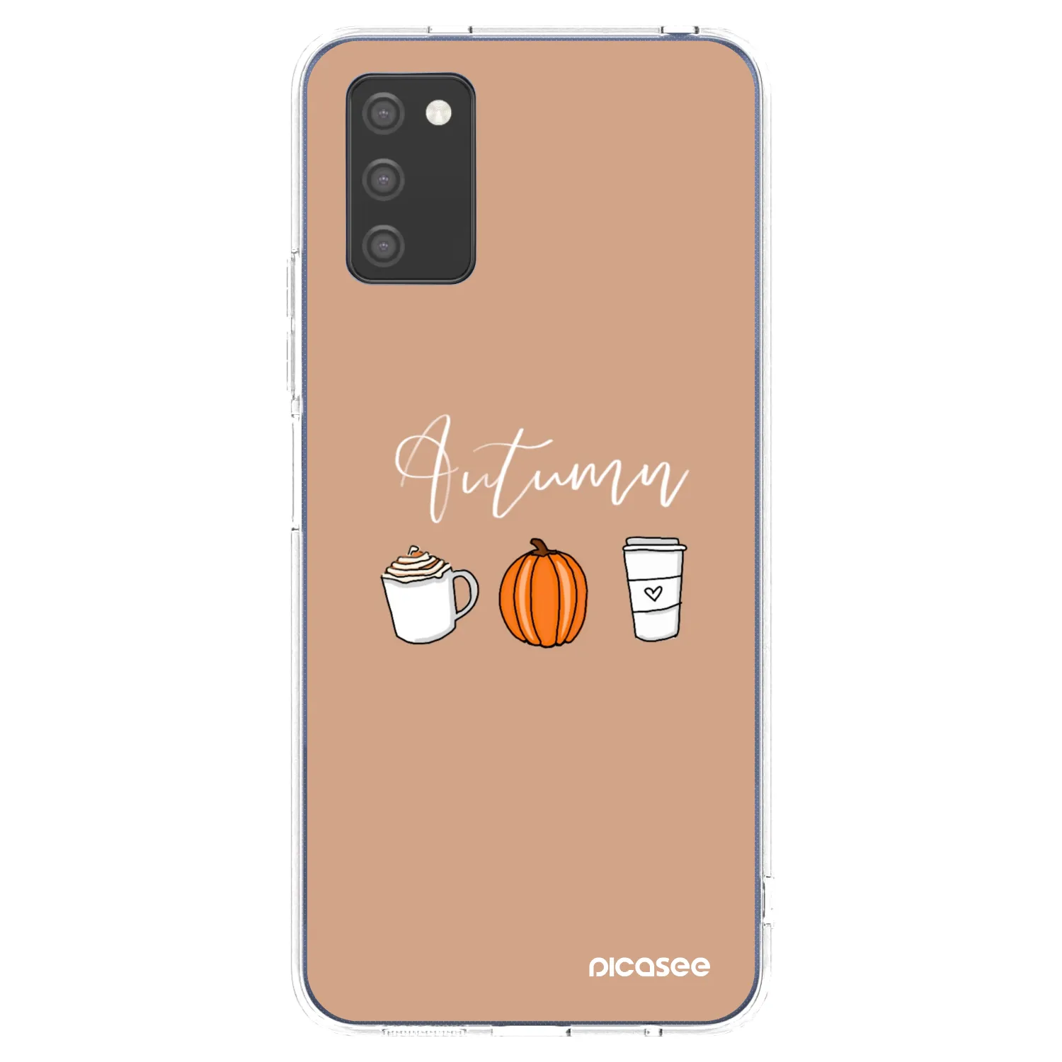 Picasee Samsung Galaxy A03s A037G Hülle - Transparentes Silikon - Autumn