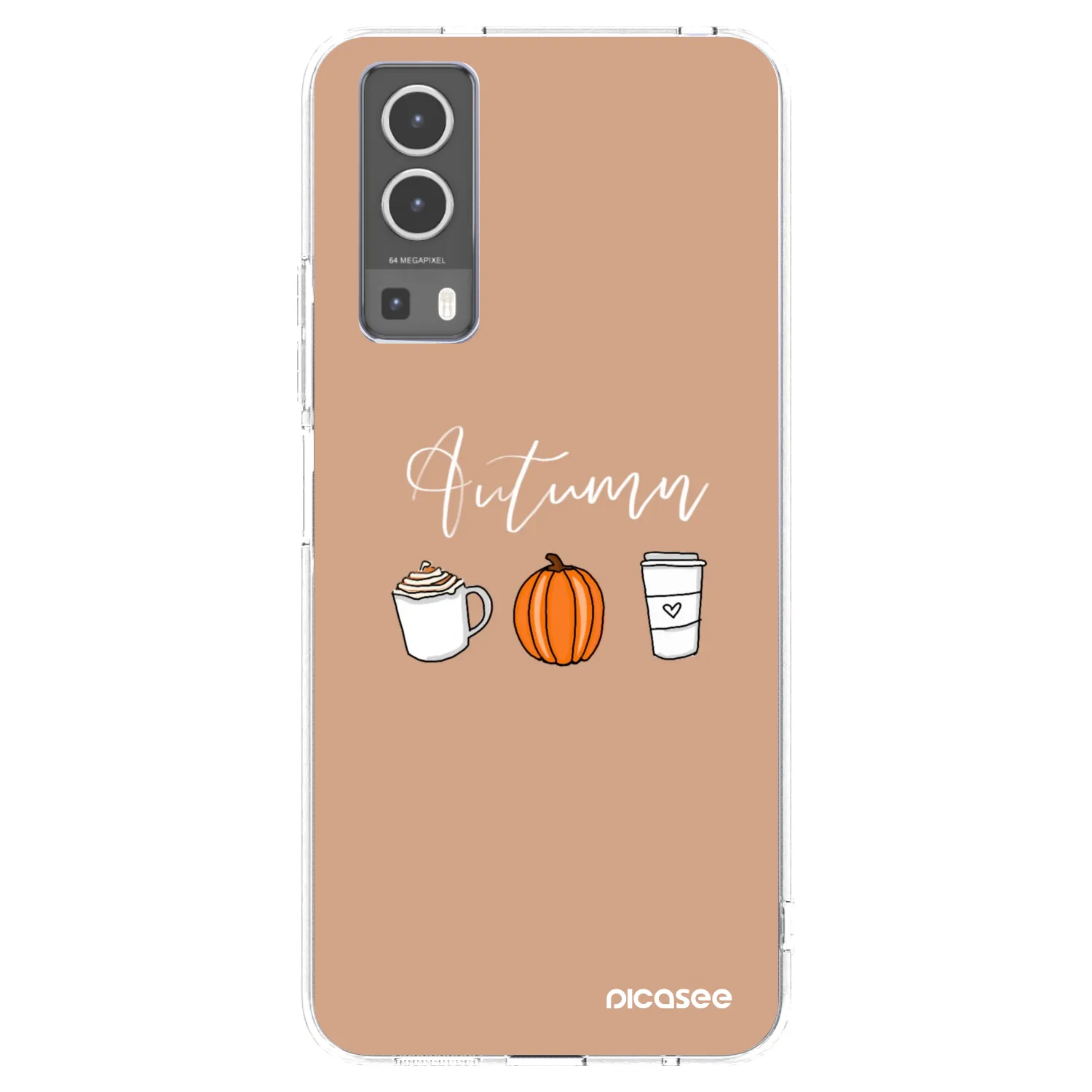 Picasee Vivo Y72 5G Hülle - Transparentes Silikon - Autumn