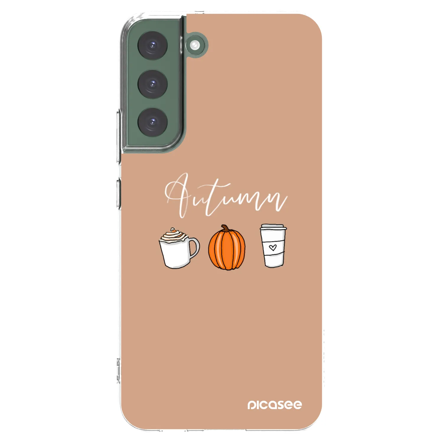 Picasee Samsung Galaxy S22+ 5G Hülle - Transparentes Silikon - Autumn