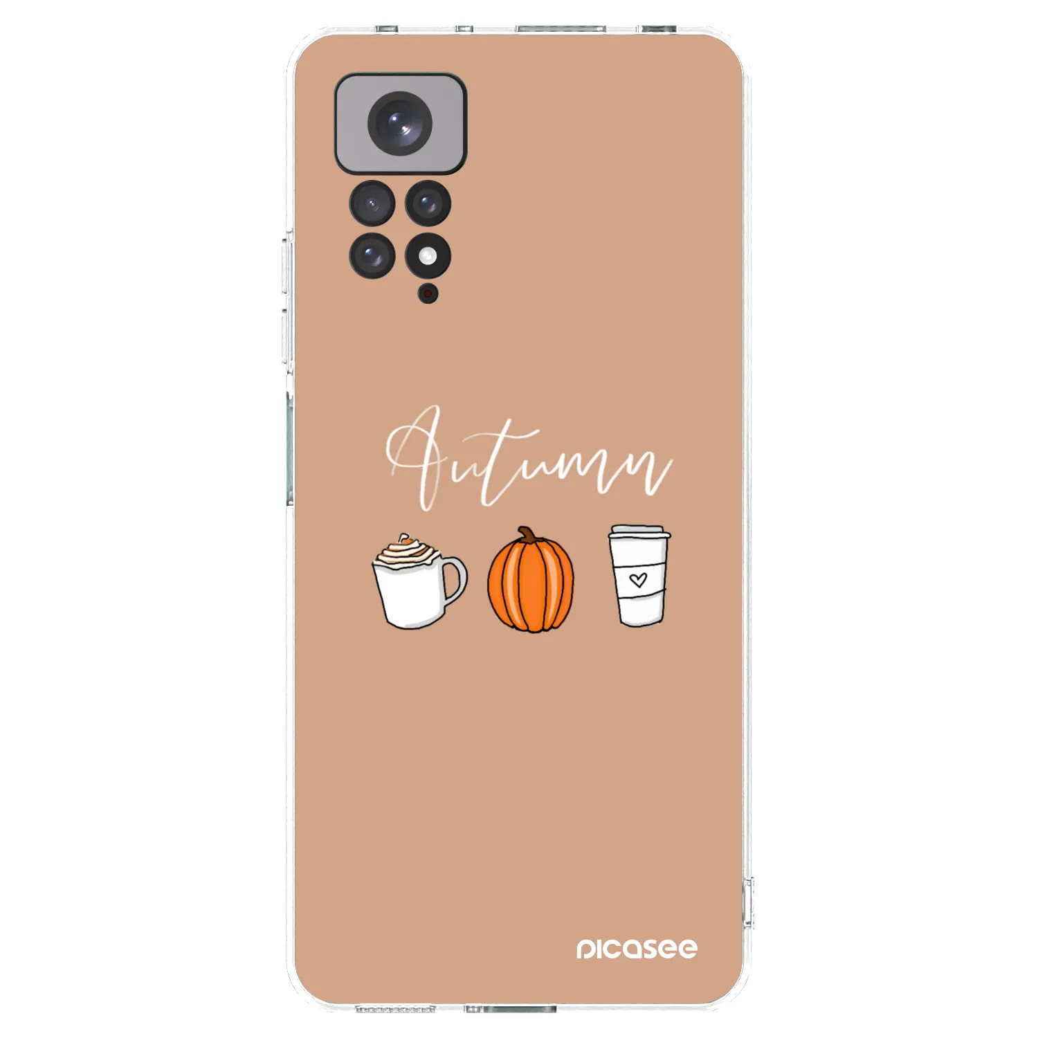Picasee Xiaomi Redmi Note 11 Hülle - Transparentes Silikon - Autumn