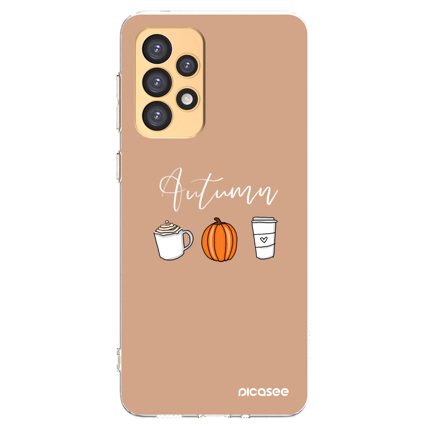 Picasee Samsung Galaxy A33 5G A336 Hülle - Transparentes Silikon - Autumn