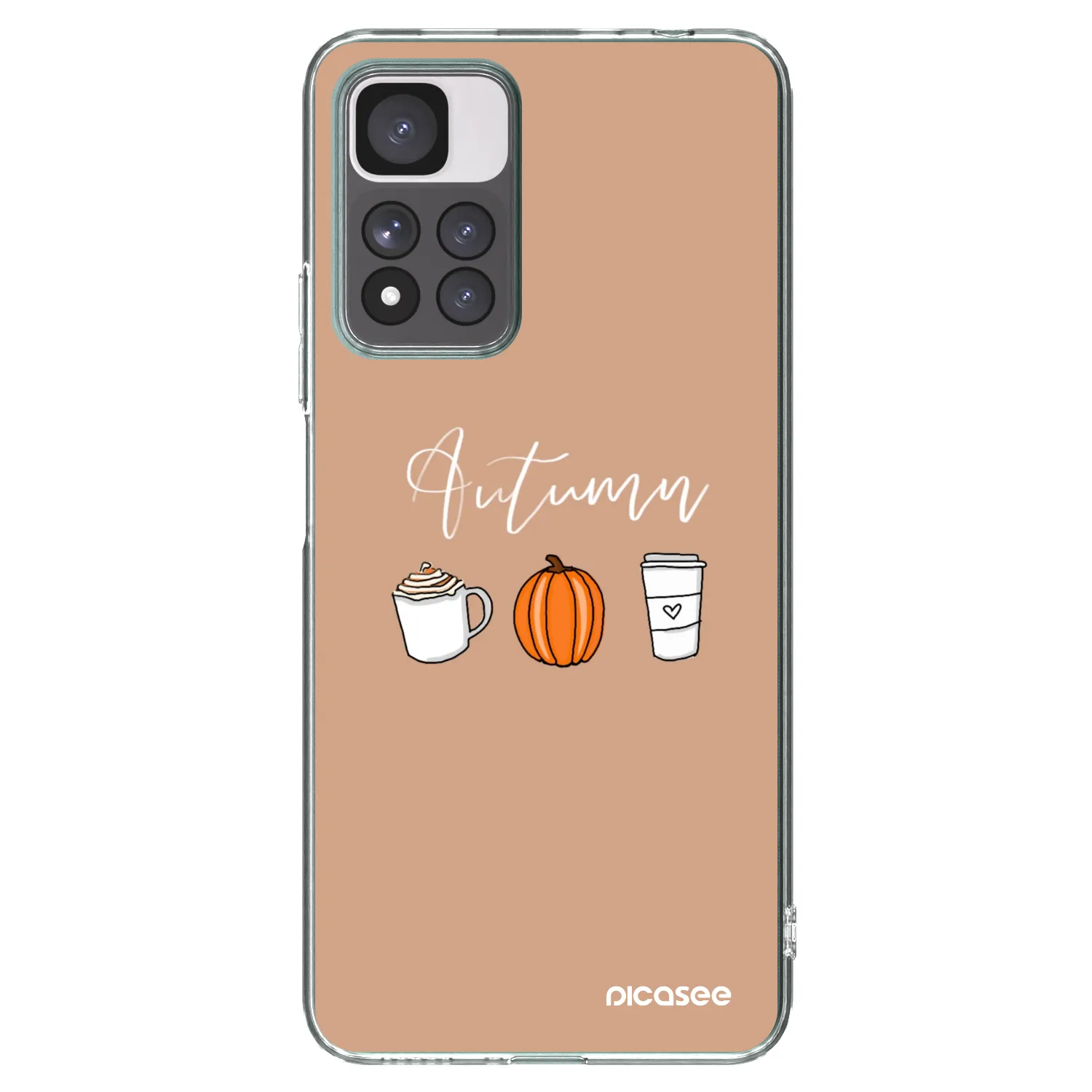 Picasee Xiaomi Redmi Note 11 Pro+ 5G Hülle - Transparentes Silikon - Autumn