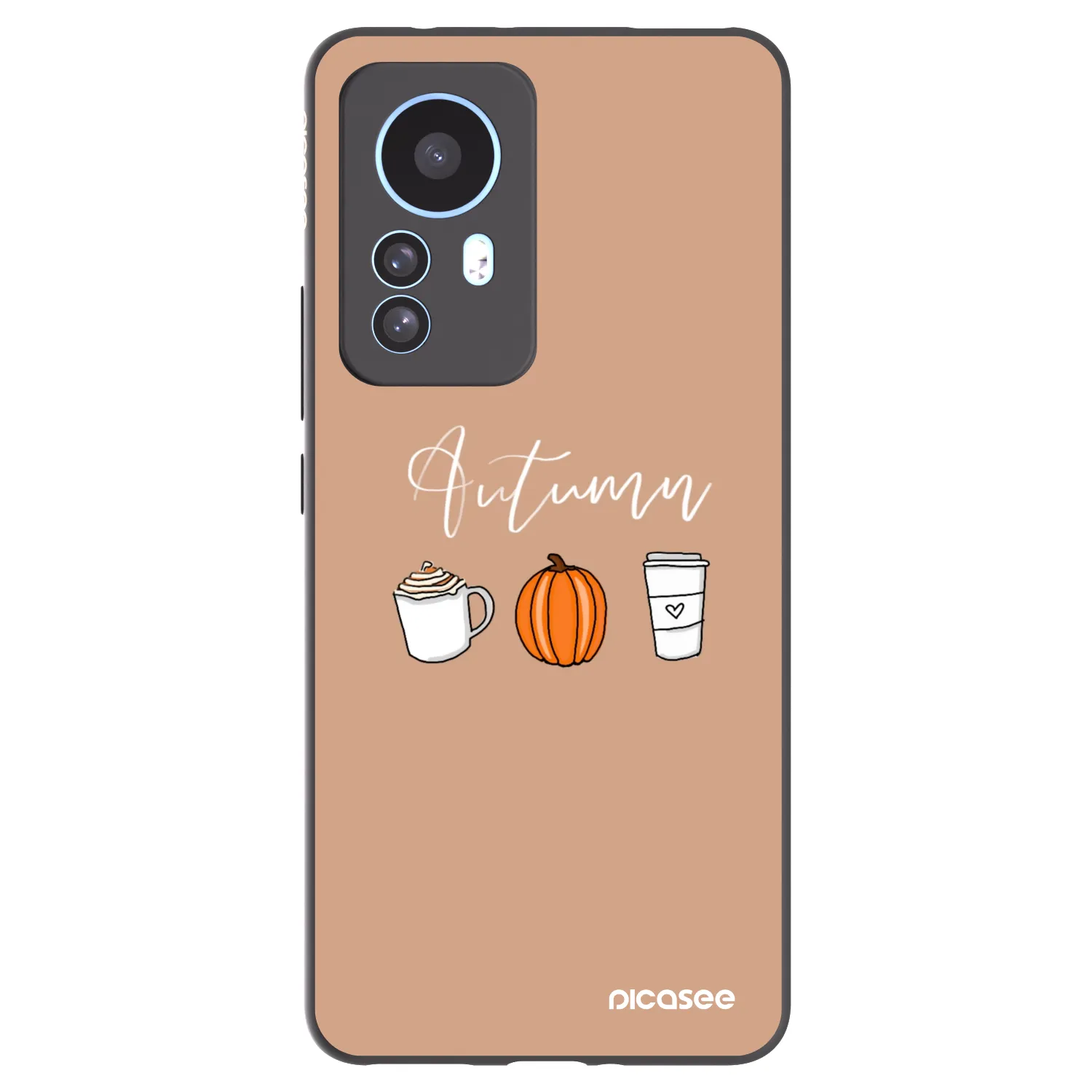 Picasee Xiaomi 12T Pro Hülle - Schwarzes Silikon - Autumn