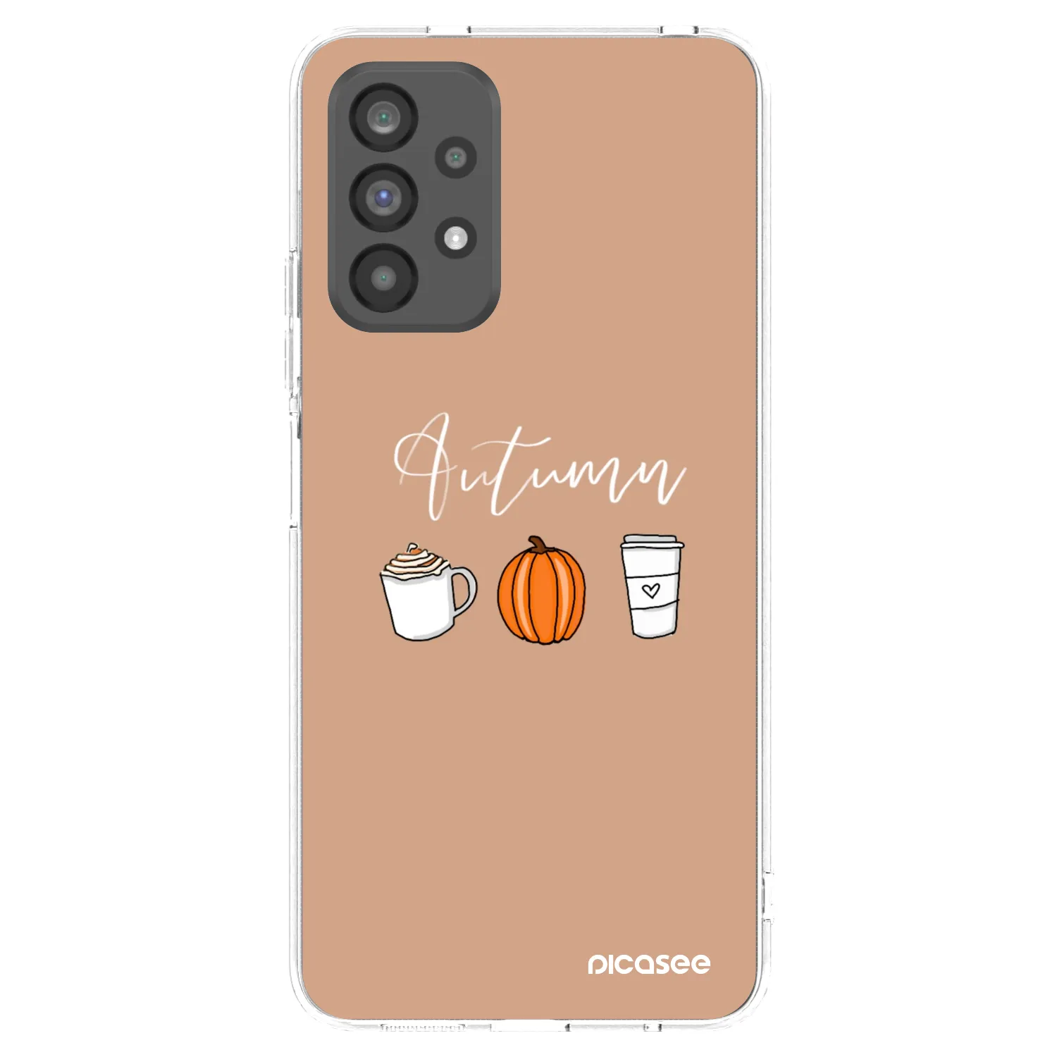 Picasee Samsung Galaxy A73 5G Hülle - Transparentes Silikon - Autumn