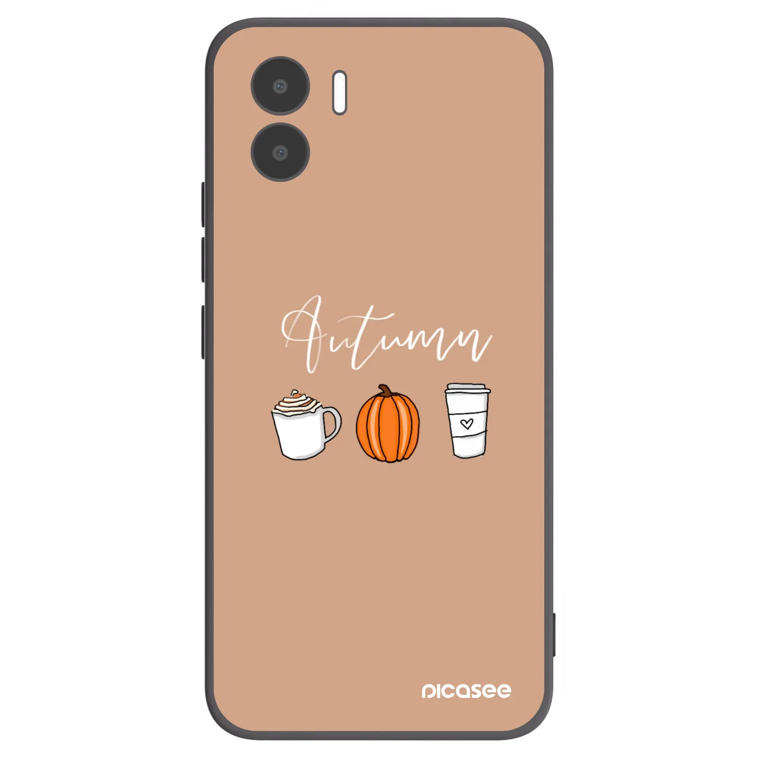 Picasee Xiaomi Redmi A1 Hülle - Schwarzes Silikon - Autumn