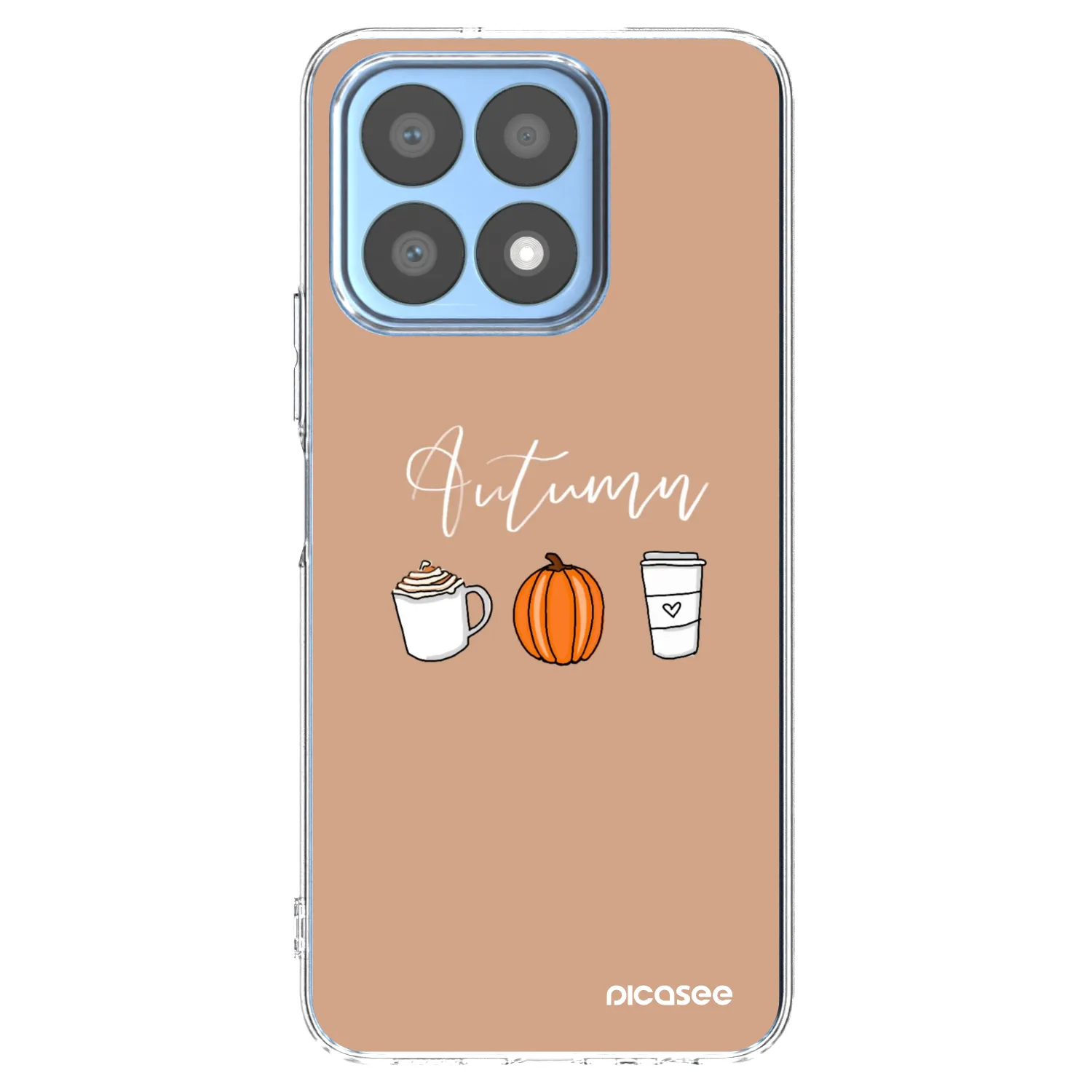 Picasee Honor X8a Hülle - Transparentes Silikon - Autumn