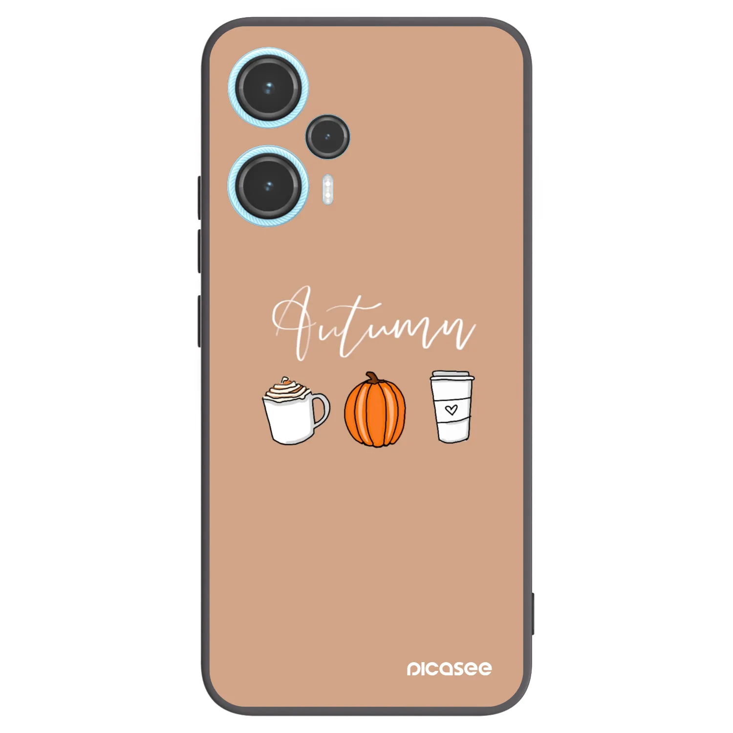 Picasee Xiaomi Poco F5 Hülle - Schwarzes Silikon - Autumn