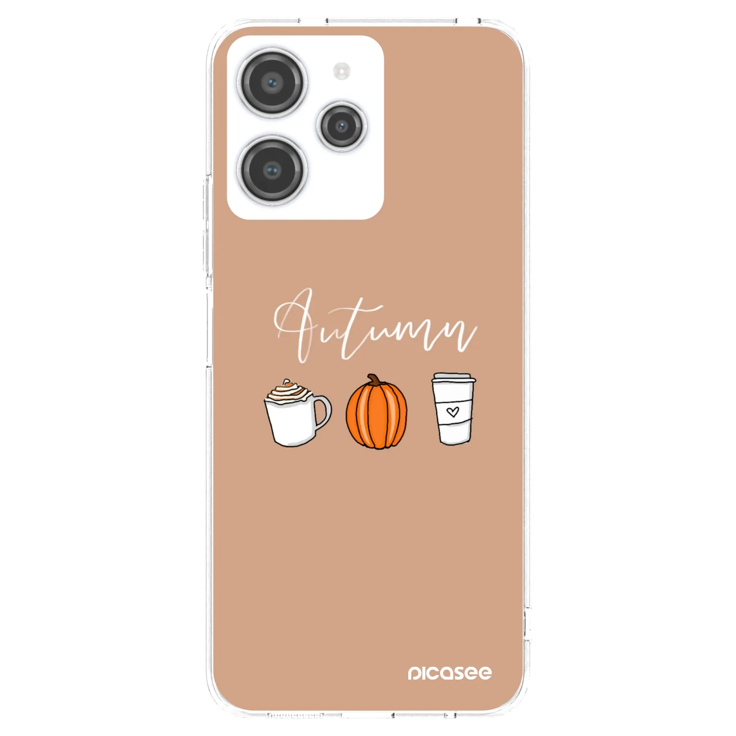 Picasee Xiaomi Redmi 12 4G Hülle - Transparentes Silikon - Autumn