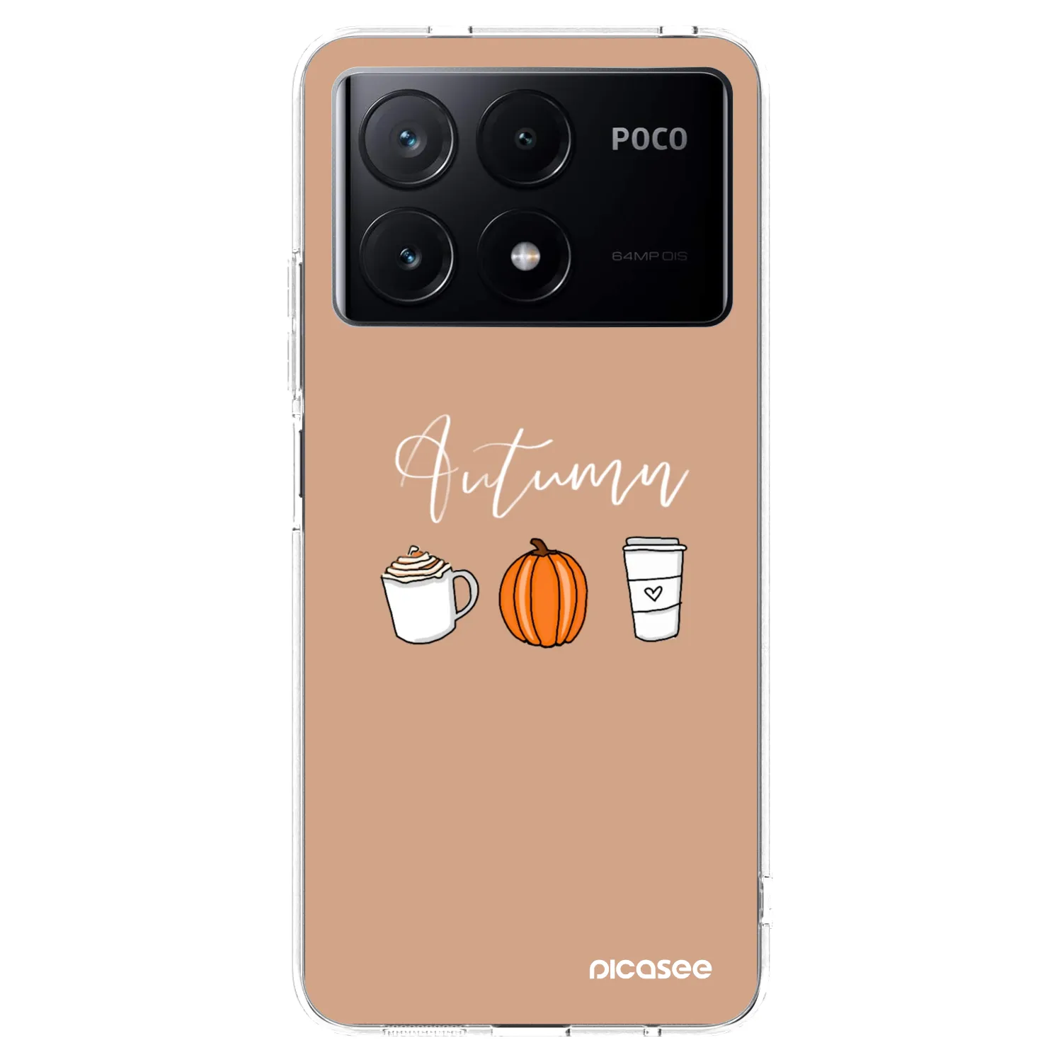 Picasee Xiaomi Poco X6 Pro Hülle - Transparentes Silikon - Autumn