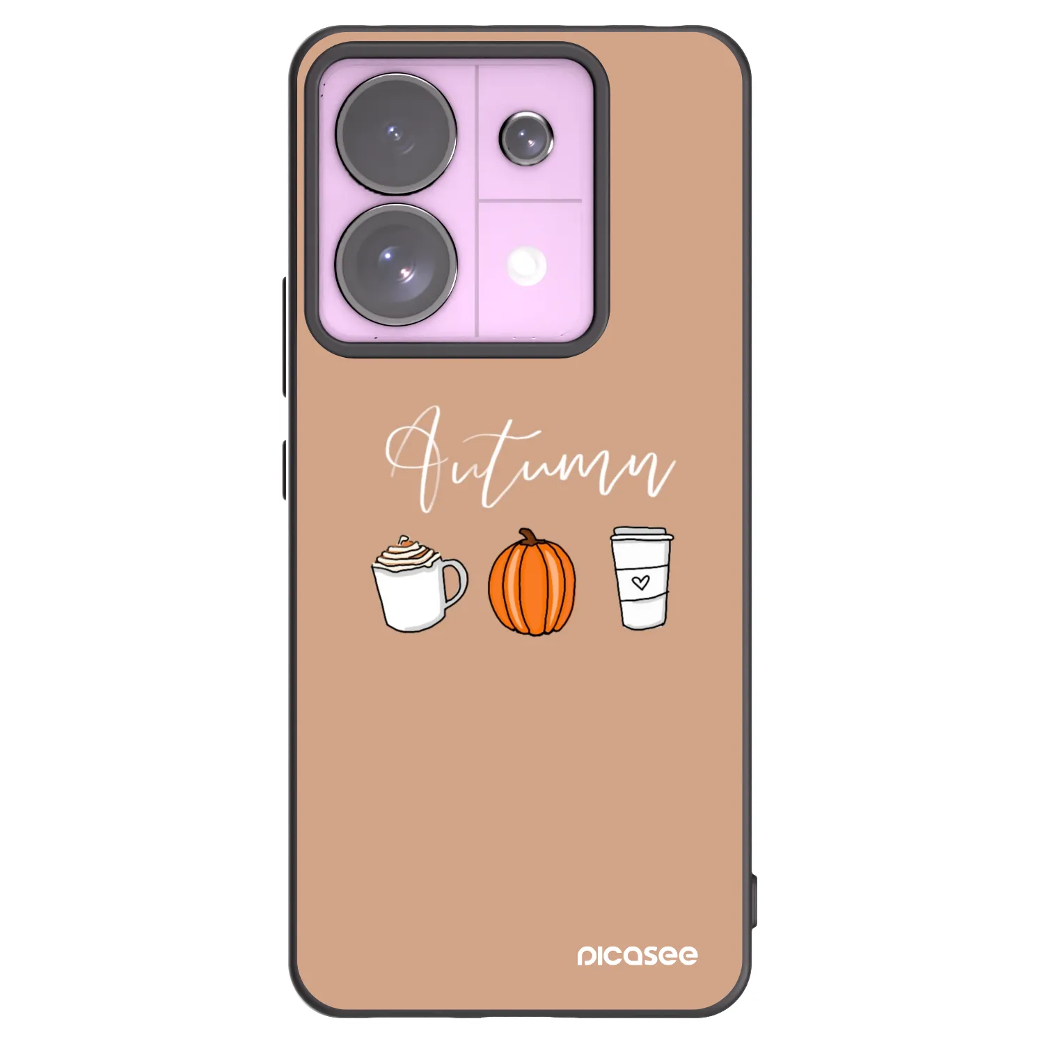 Picasee Xiaomi Redmi Note 13 Pro 5G Hülle - Schwarzes Silikon - Autumn